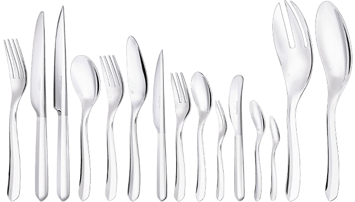 Infini Christofle Collection: Silver-Plated Cutlery
